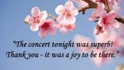 Feedback on our Spring 2025 Concert
